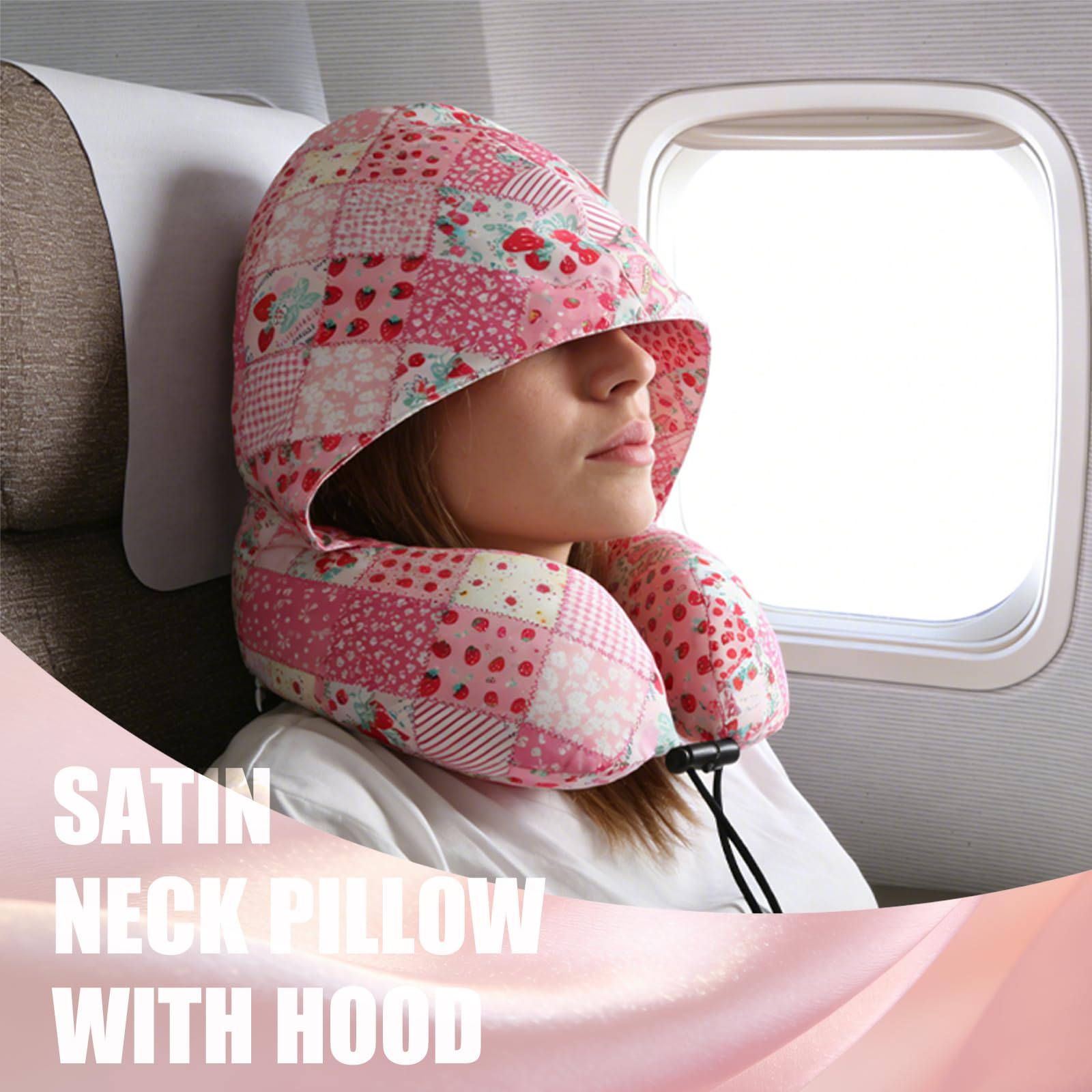 BAIKEA pixie pillows memory foam maintains neck comfort on long flights