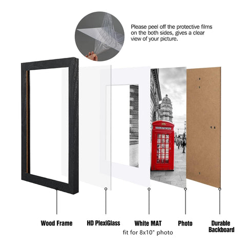 BAIJIALI frame back hangers support vertical or horizontal mounting