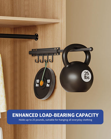BaiNong closet organizer in use in a laundry or entryway space.