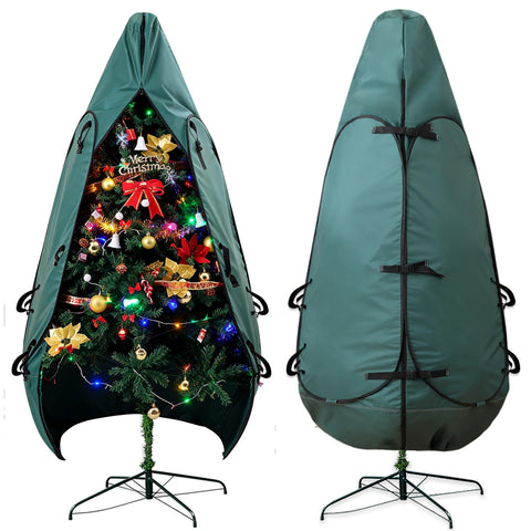 BakCover upright storage bag for a 7.5 ft tree protects from dust