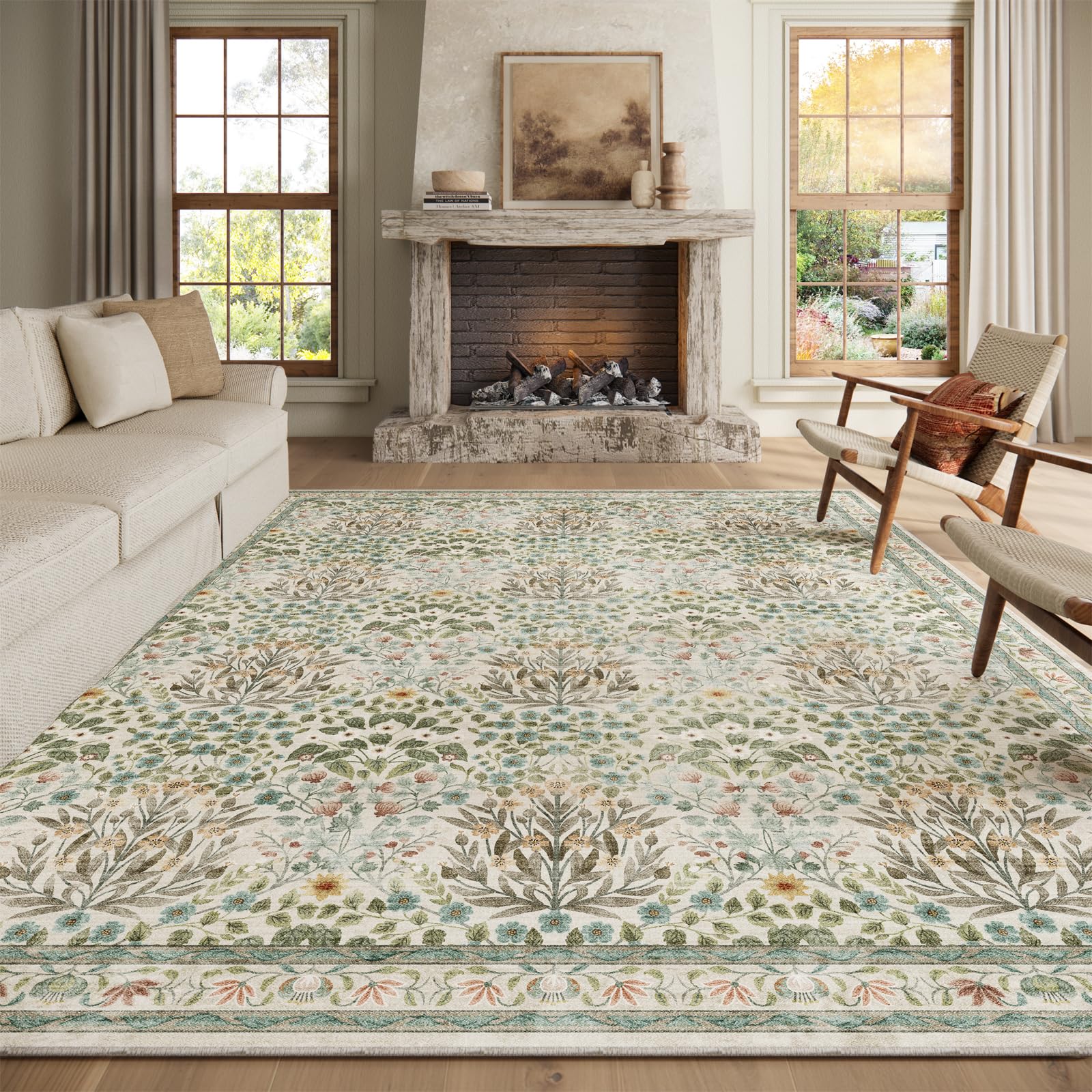 Baksham versatile rug for living rooms, dining, and bedrooms.