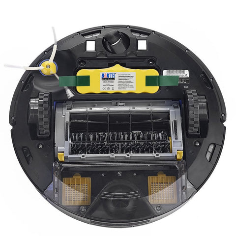 BAKTH Roomba battery components showing easy replacement connectors.