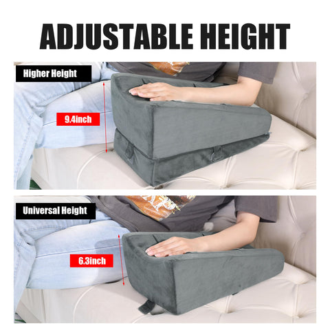 BALAPET arm elevation pillow height adjustment demonstrates layer customization for personalized comfort.