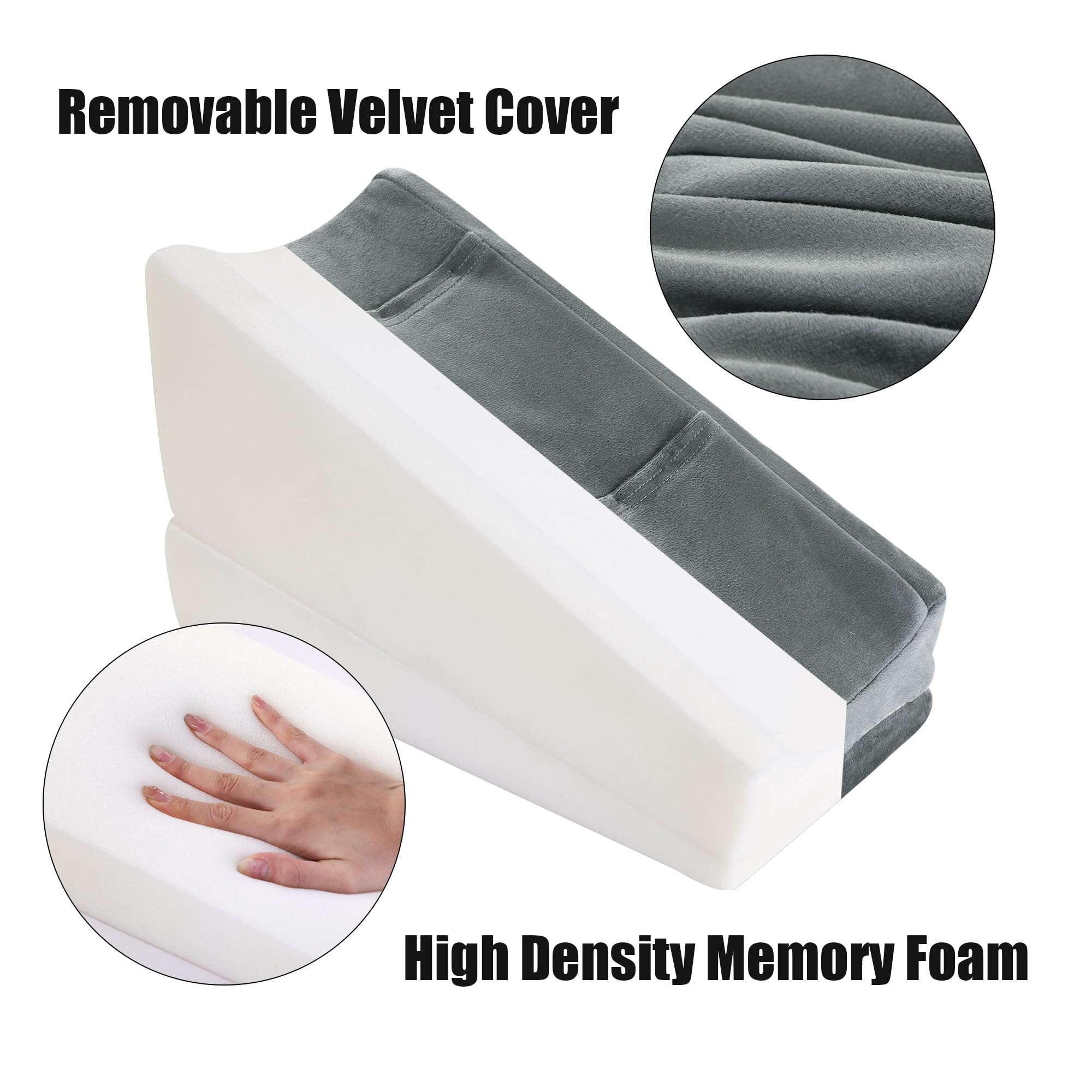 BALAPET velvet cover removable shows plush fabric and easy cleaning.