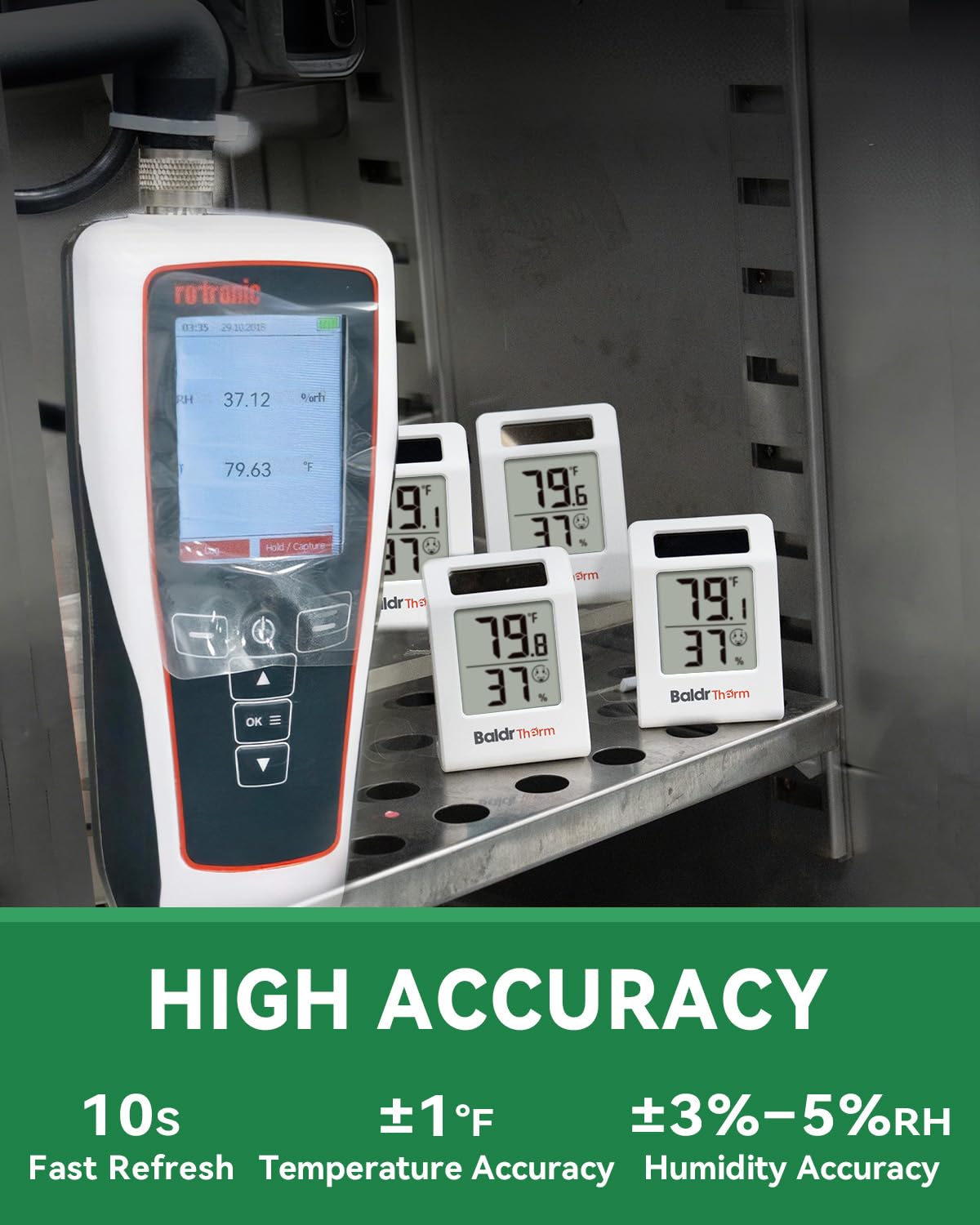 Baldr precision temperature humidity readout provides reliable climate data