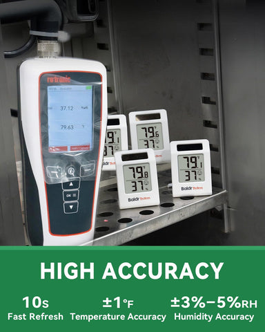 Baldr precision temperature humidity readout provides reliable climate data