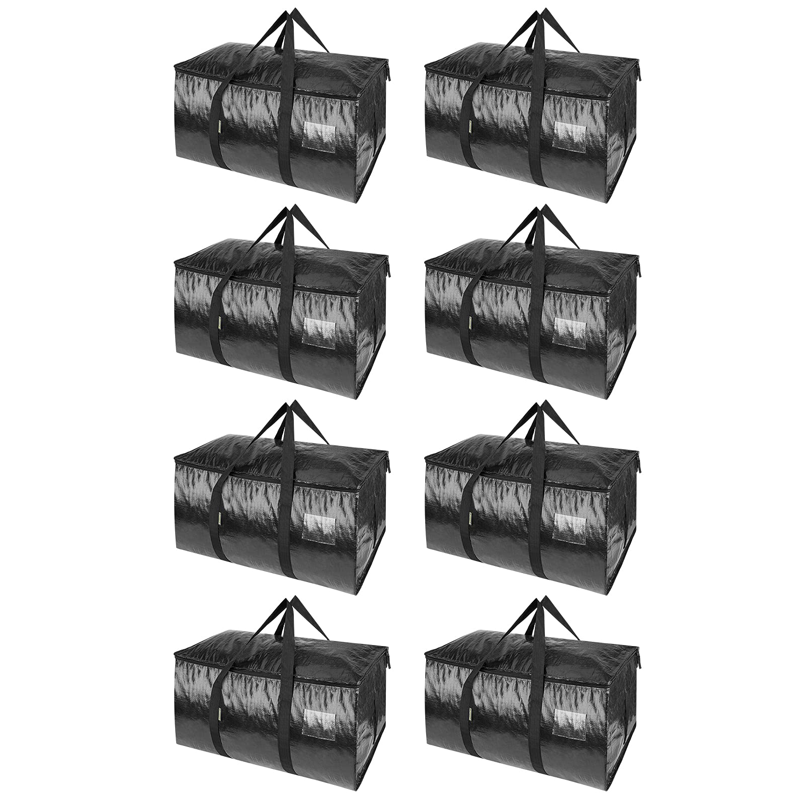 BALEINE 8-pack oversized moving bags with open top design for easy loading.
