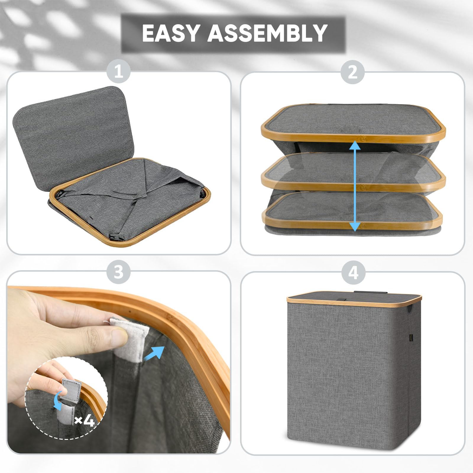BALEINE lid opens smoothly for quick laundry access.