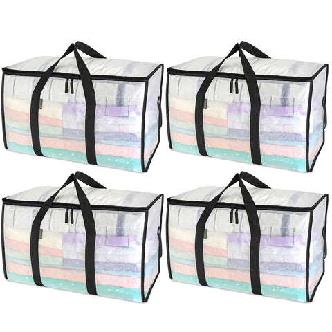 BALEINE 4-pack versatile storage solution for moving and seasonal packing