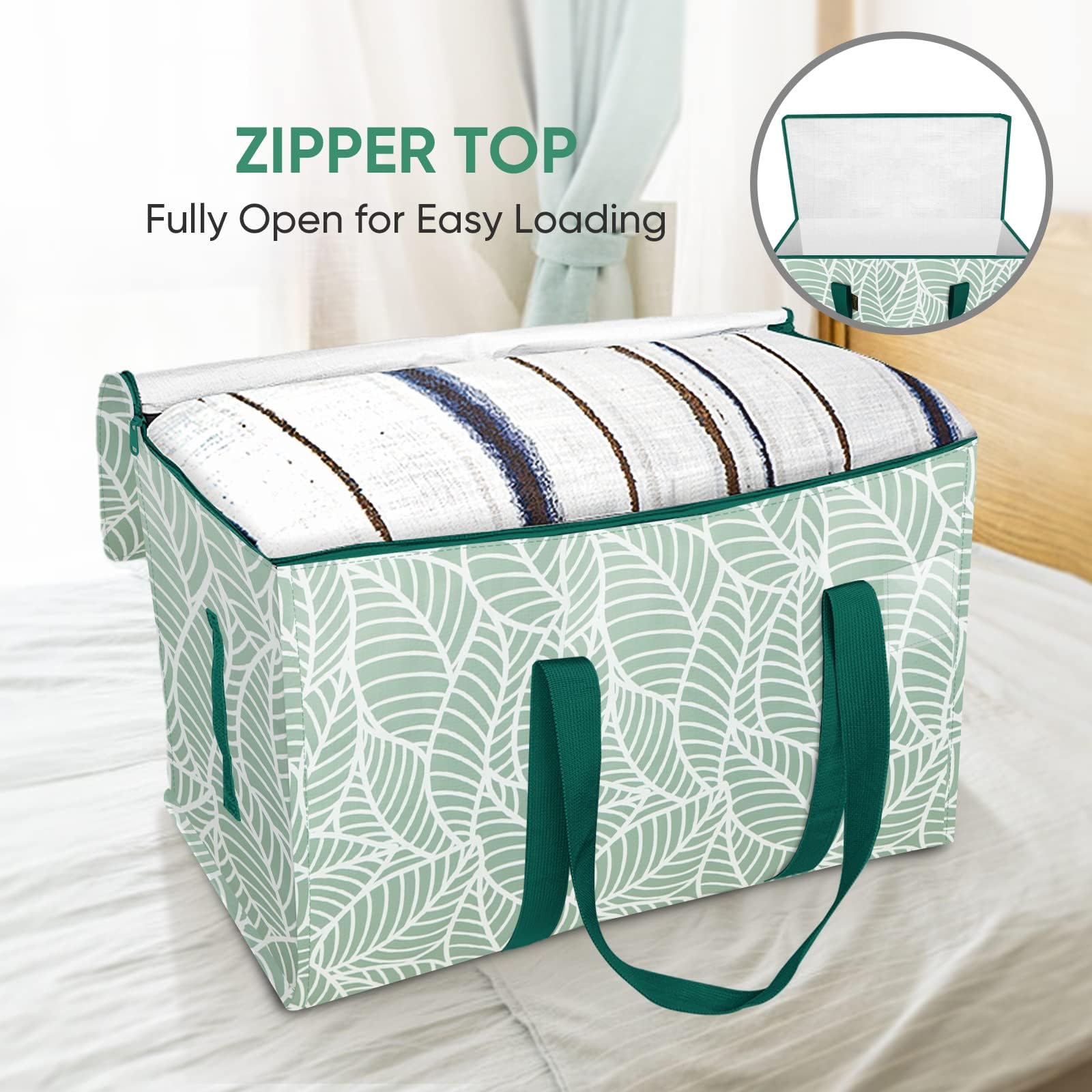 BALEINE foldable storage bag saves space when not in use.