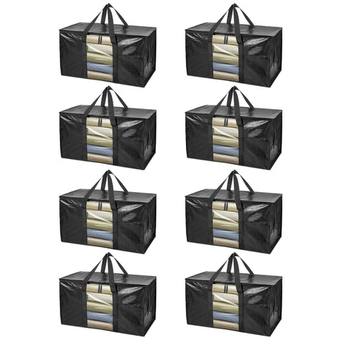BALEINE oversized moving bags with window for easy visibility during packing