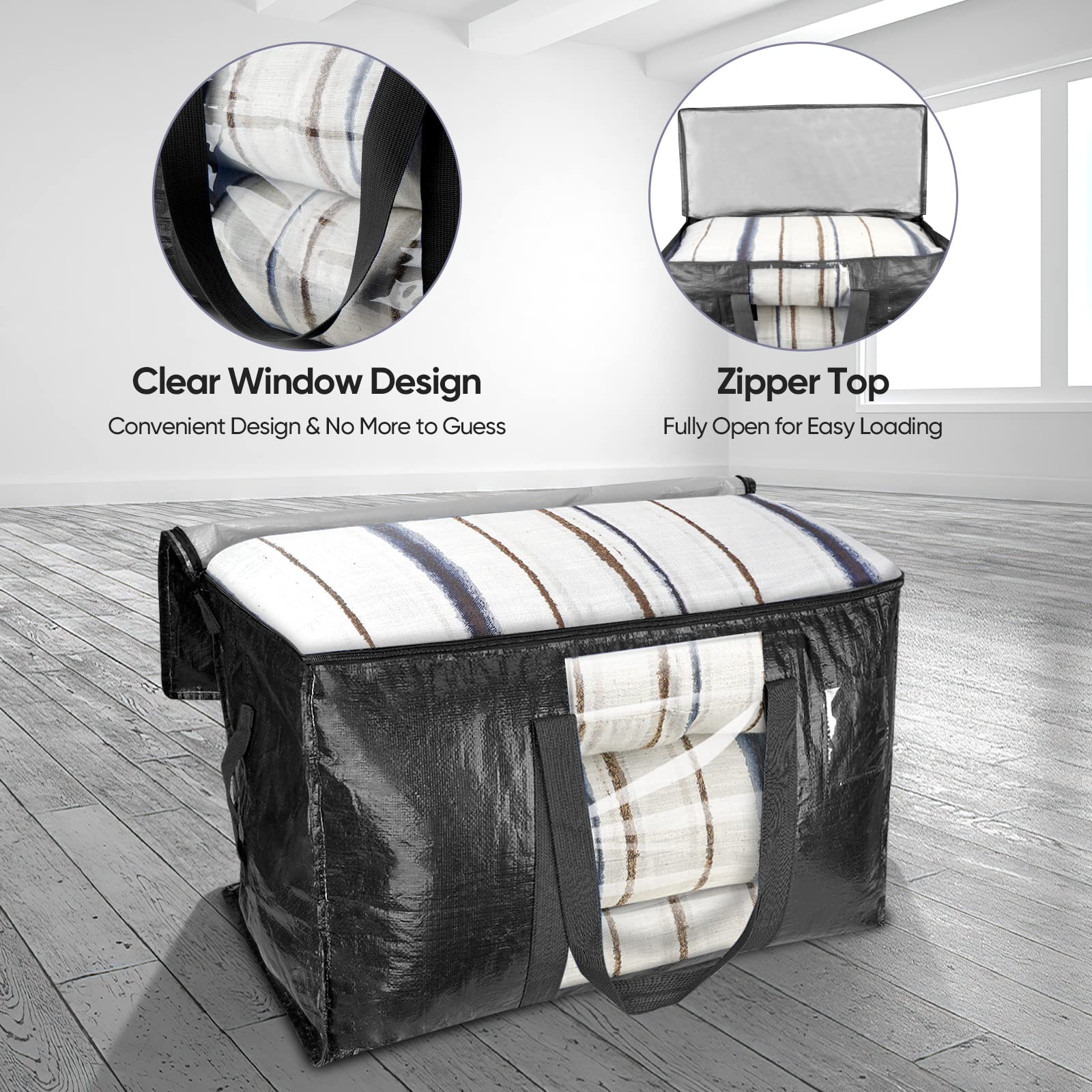 BALEINE water-resistant, foldable bags protect items and save space