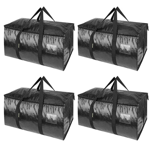 BALEINE 4-pack oversized bags top view show large capacity for moving clothes