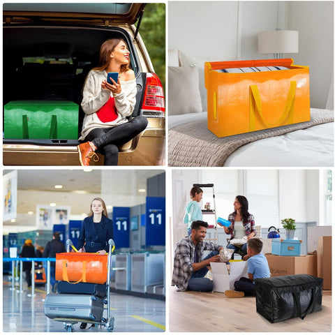 BALEINE 6-pack orange storage bags offer versatile packing and visibility