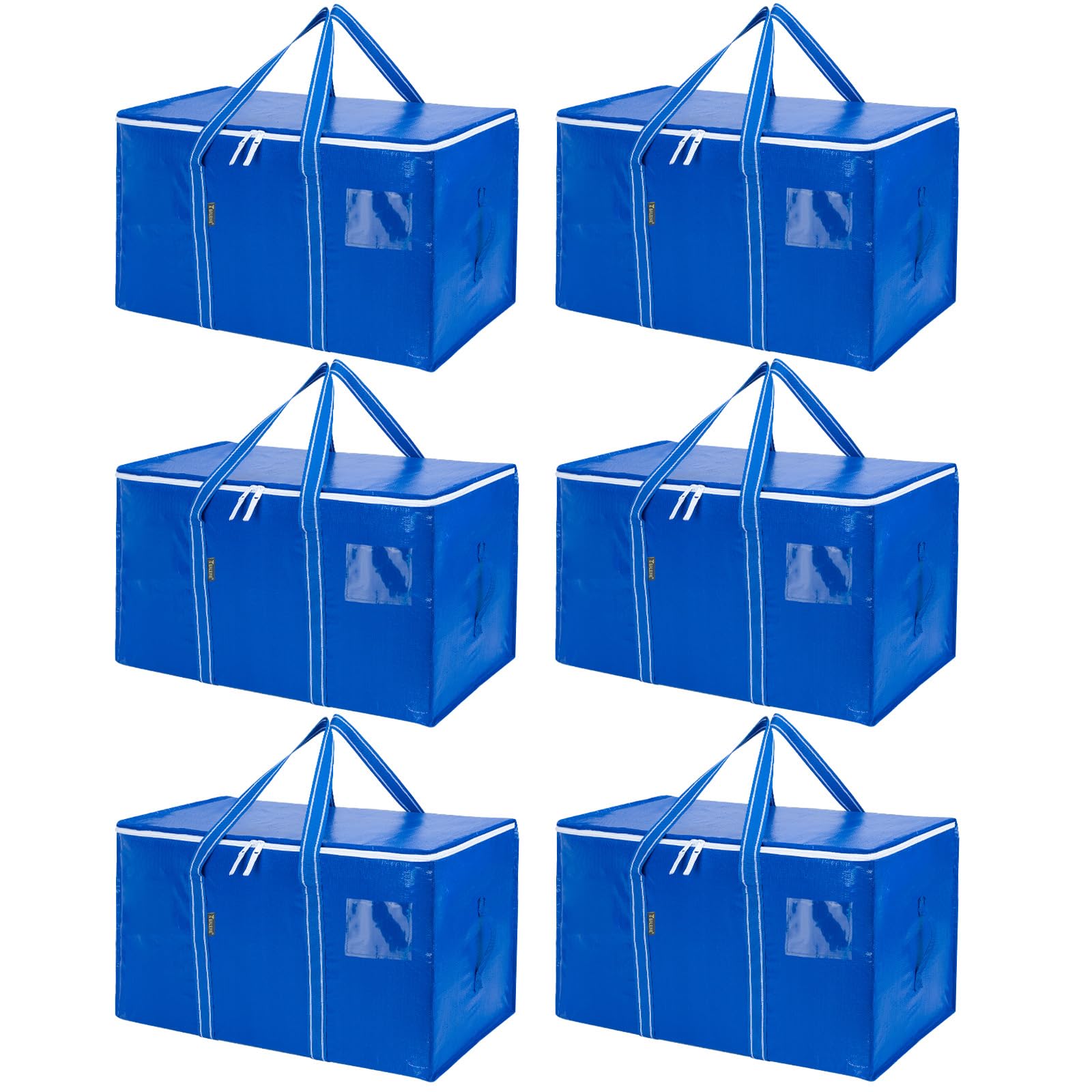 BALEINE 6-pack oversized bags with durable handles for heavy loads.