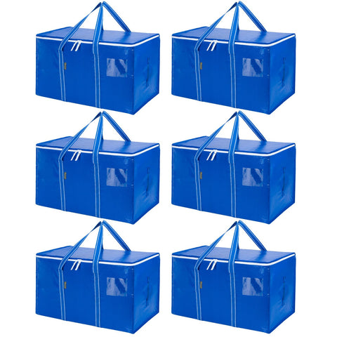 BALEINE 6-pack oversized bags with durable handles for heavy loads.