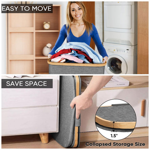 BALEINE lid-operated access supports quick laundry rounds.