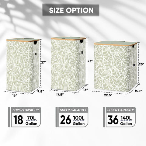 BALEINE Laundry Hamper with Internal Support displays sturdy structure and shape retention.