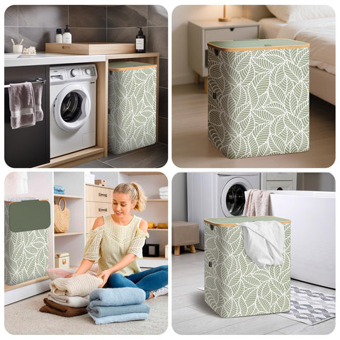 BALEINE Laundry Hamper in a room setup, helps keep laundry organized.