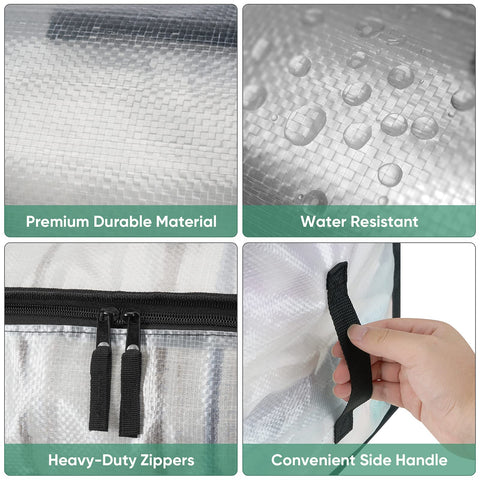 Versatile BALEINE bags for moving, storage, camping, and seasonal packing.