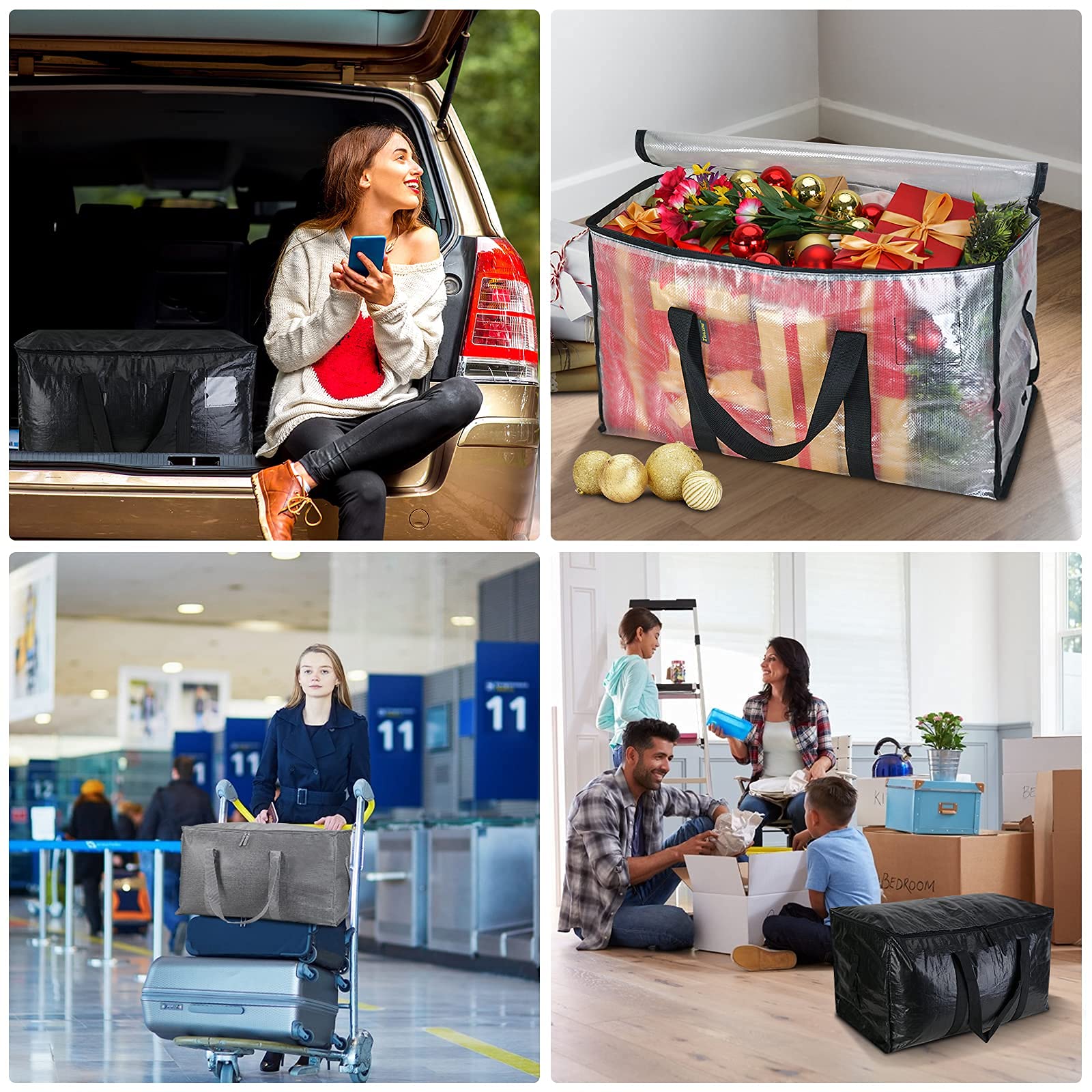 BALEINE open-top design makes loading and organizing clothes quick