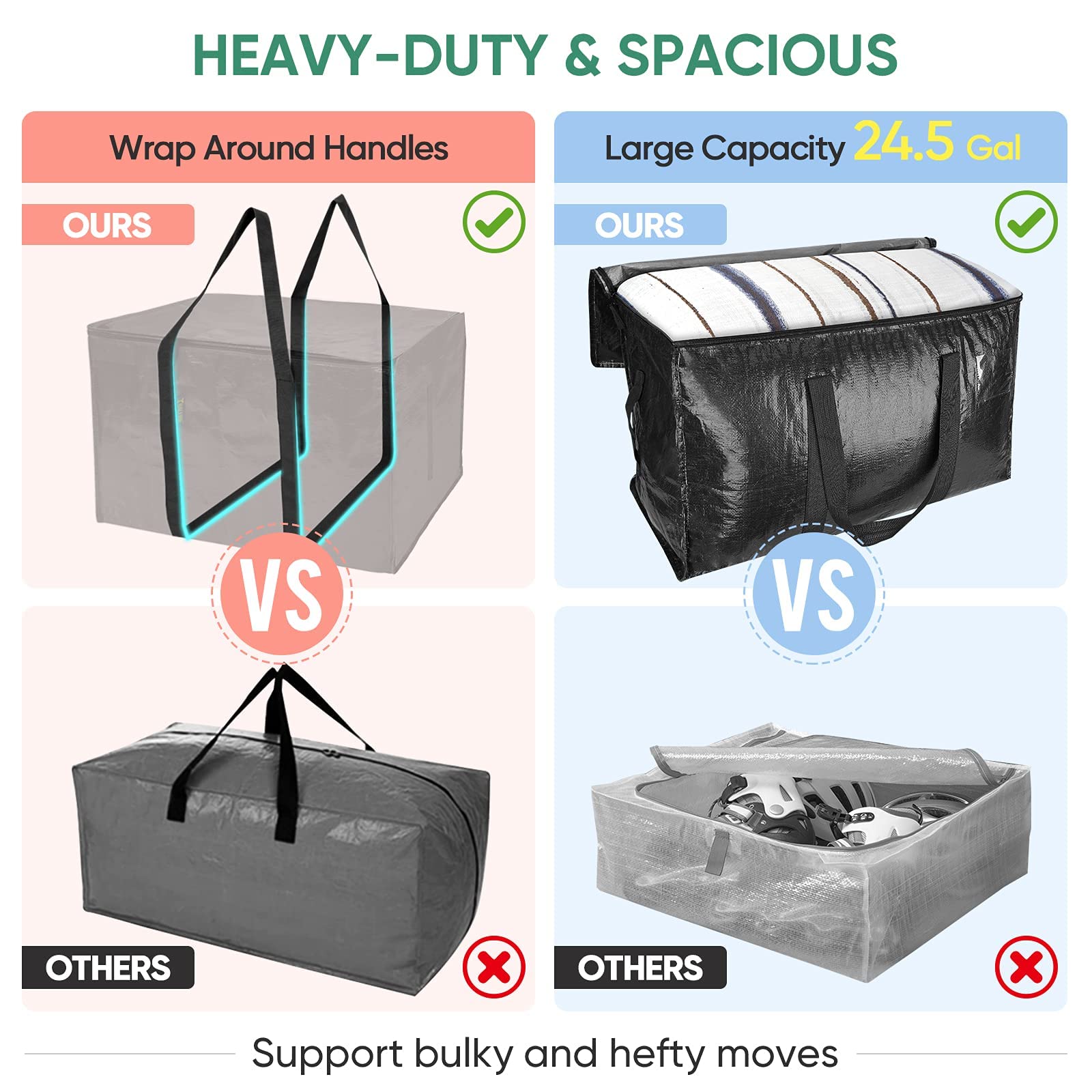BALEINE tag pocket helps label and identify luggage quickly