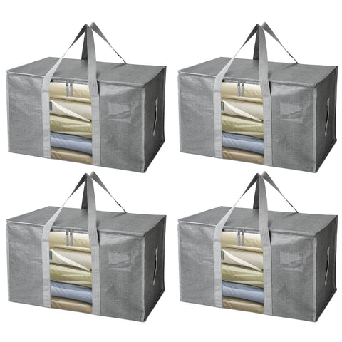 Balene oversized moving bag with gray window showcases a large 24-gallon capacity for moving.