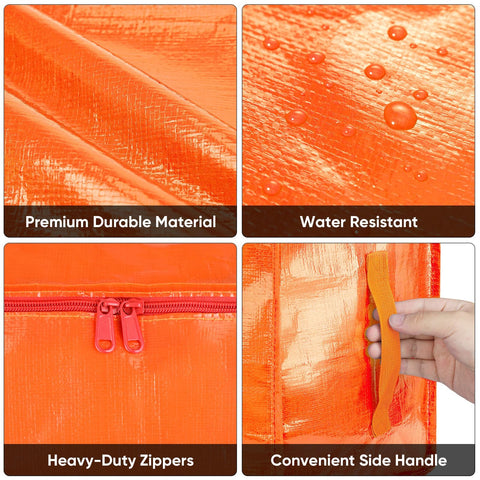 BALEINE oversized moving bags 24-gallon capacity keeps wardrobes neatly grouped