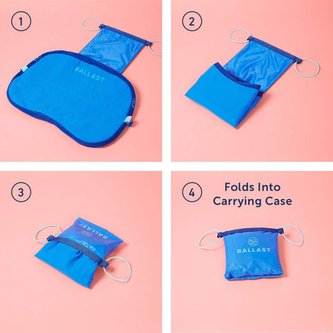 Ballast Beach Pillow inflatable design ideal for quick setup on the go.