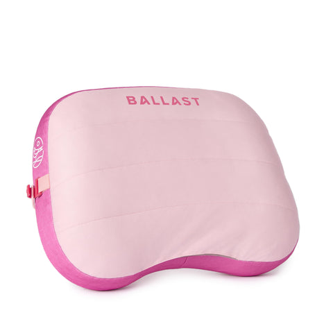 Ballast Beach Pillow stays put with sand pouch on windy beaches.