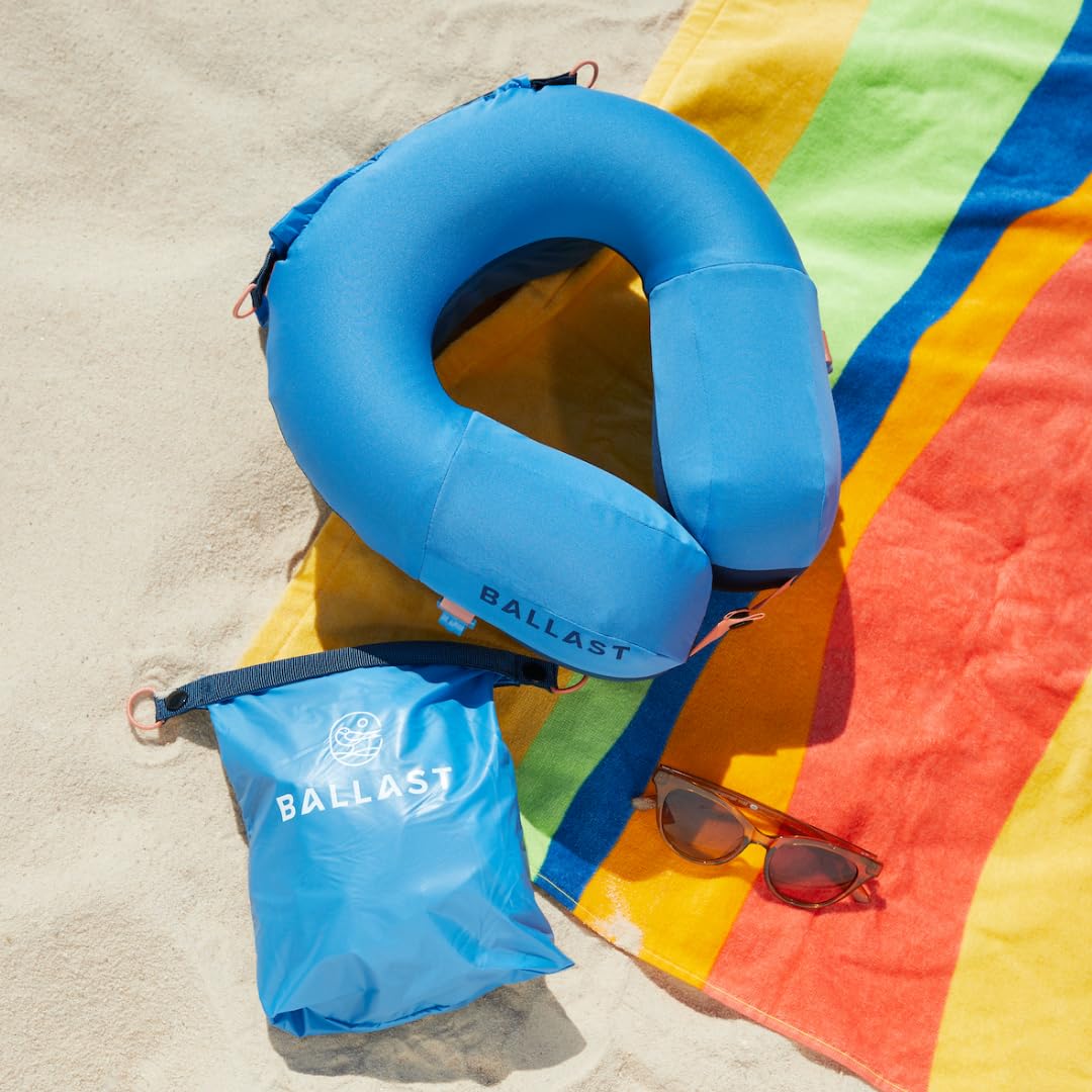 Ballast Pro Pillow used as a head hammock while resting on the back
