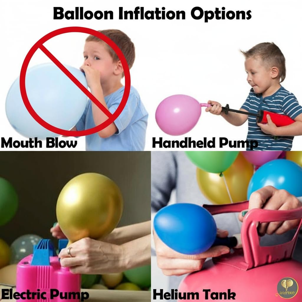 Balloon Red AFTERLOON 100-pack of balloons for easy decorating.