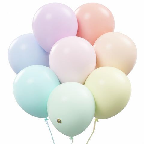 Balloon Red AFTERLOON pastel 12-inch balloons for soft party decor.