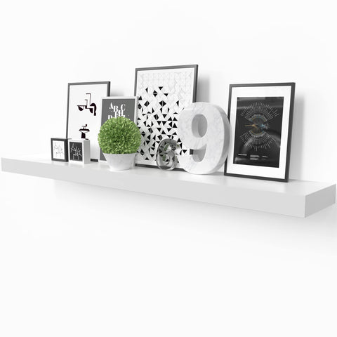 Ballucci bathroom storage on wall shelf keeps toiletries neatly organized