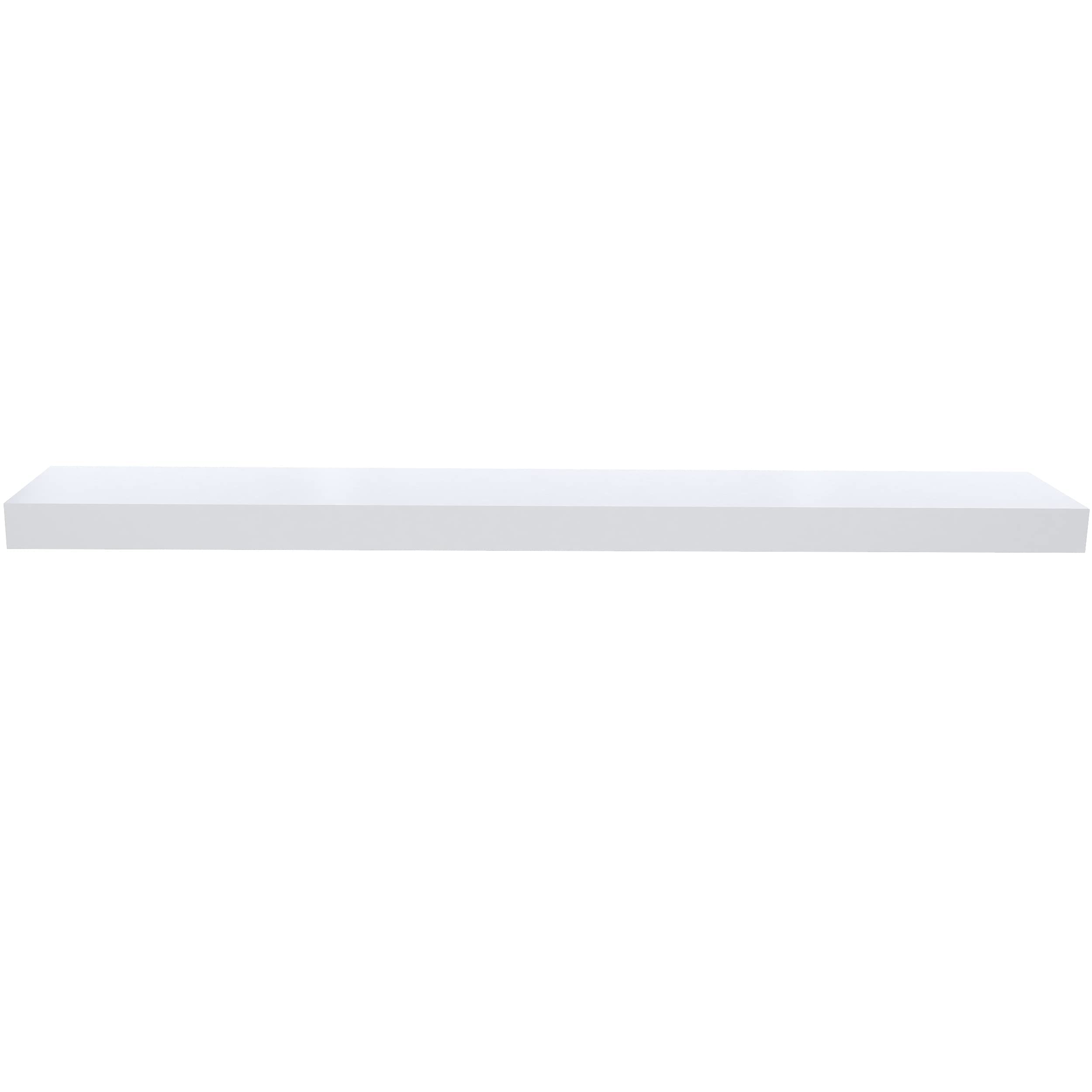 Ballucci floating shelf white finish ideal for minimal modern décor
