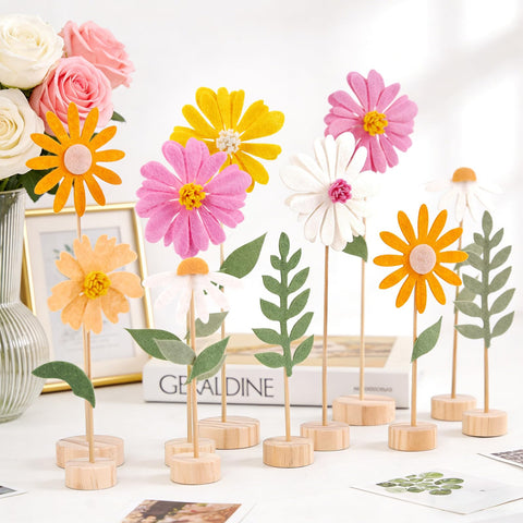 Balun Admhail wedding daisies for elegant indoor table decor.