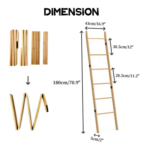 BAMBANG ladder includes instruction manual and hardware