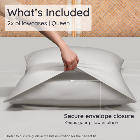 Bambaw bamboo pillowcase soft-feel texture for silky skin and hair.