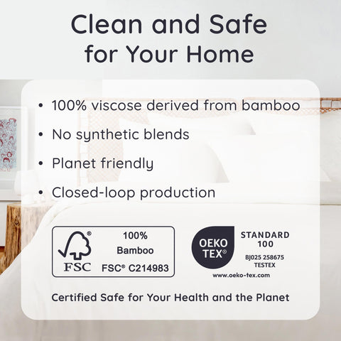 Bambaw FSC and OEKO-TEX certified pillowcase