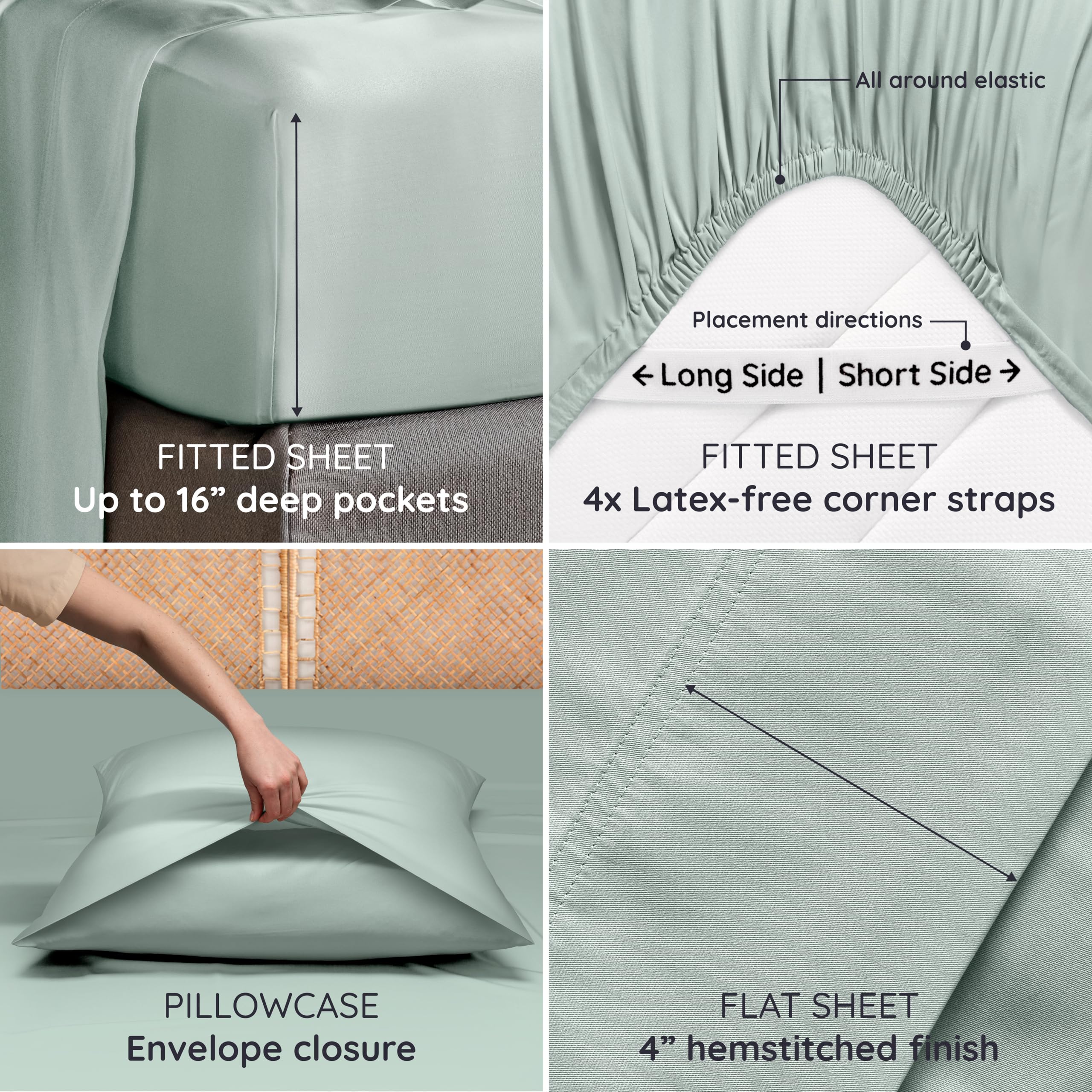 Bambaw mattress up to 16 inches compatibility ensures snug bedding