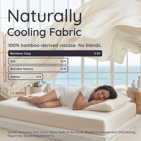 Bambaw sheets feature a crisp 4-inch hem for a polished look.