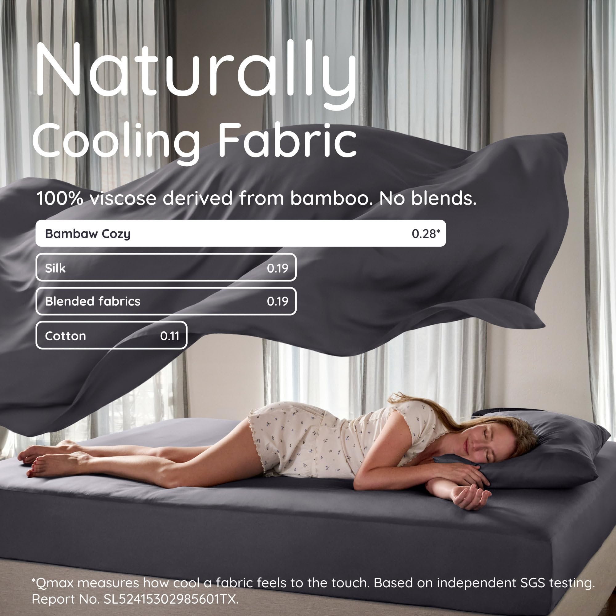 Bambaw skin-friendly pillowcase reduces friction for smoother hair.