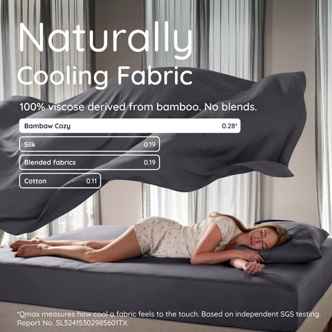 Bambaw skin-friendly pillowcase reduces friction for smoother hair.