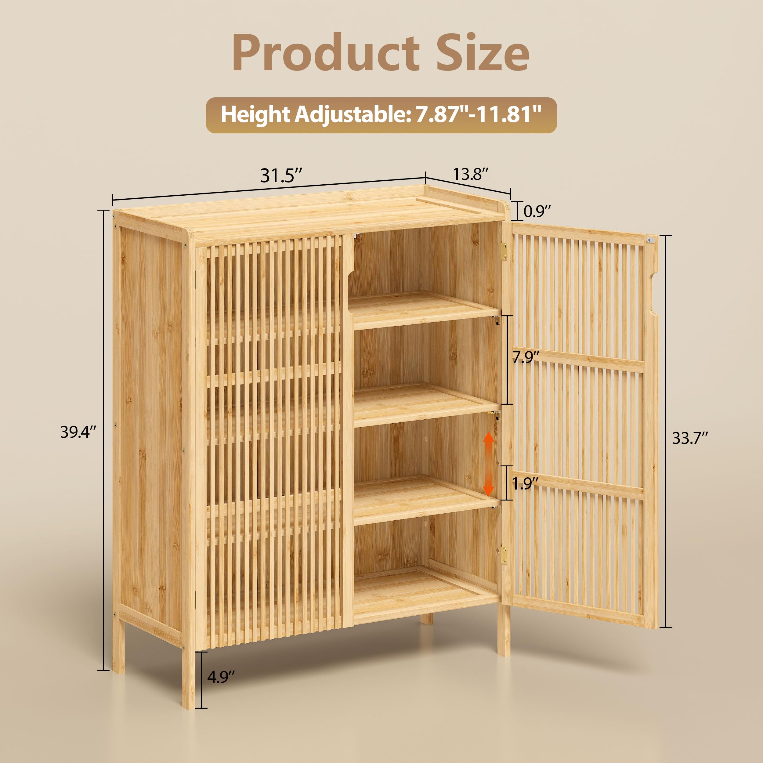 Bambooflow assembly with labeled parts and included tools.