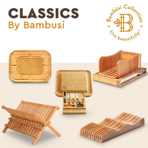 Bambüsi ideal for kitchen, office, and bedroom drawers to simplify organization.
