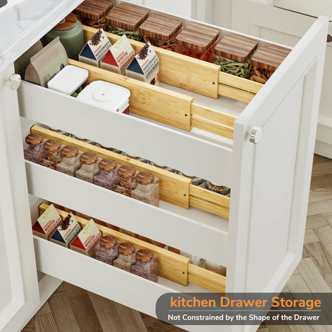 BAMEOS divider end with foam pads protecting drawer surfaces