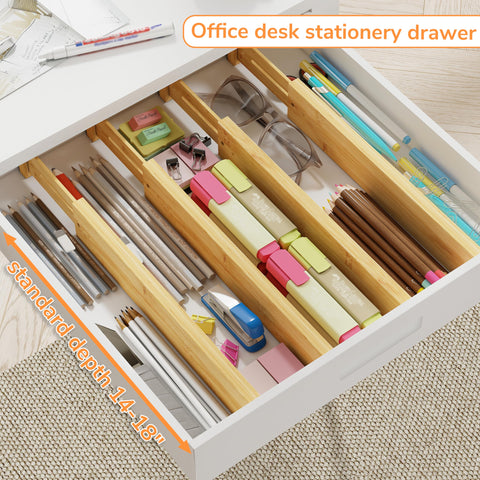 BAMEOS adjustable divider fits many drawer sizes