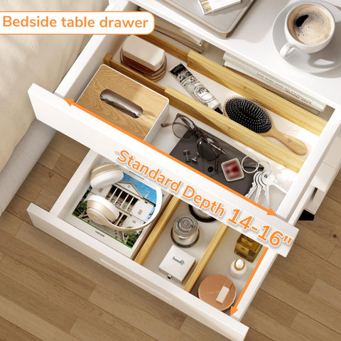 BAMEOS bamboo divider cleans easily with a damp cloth