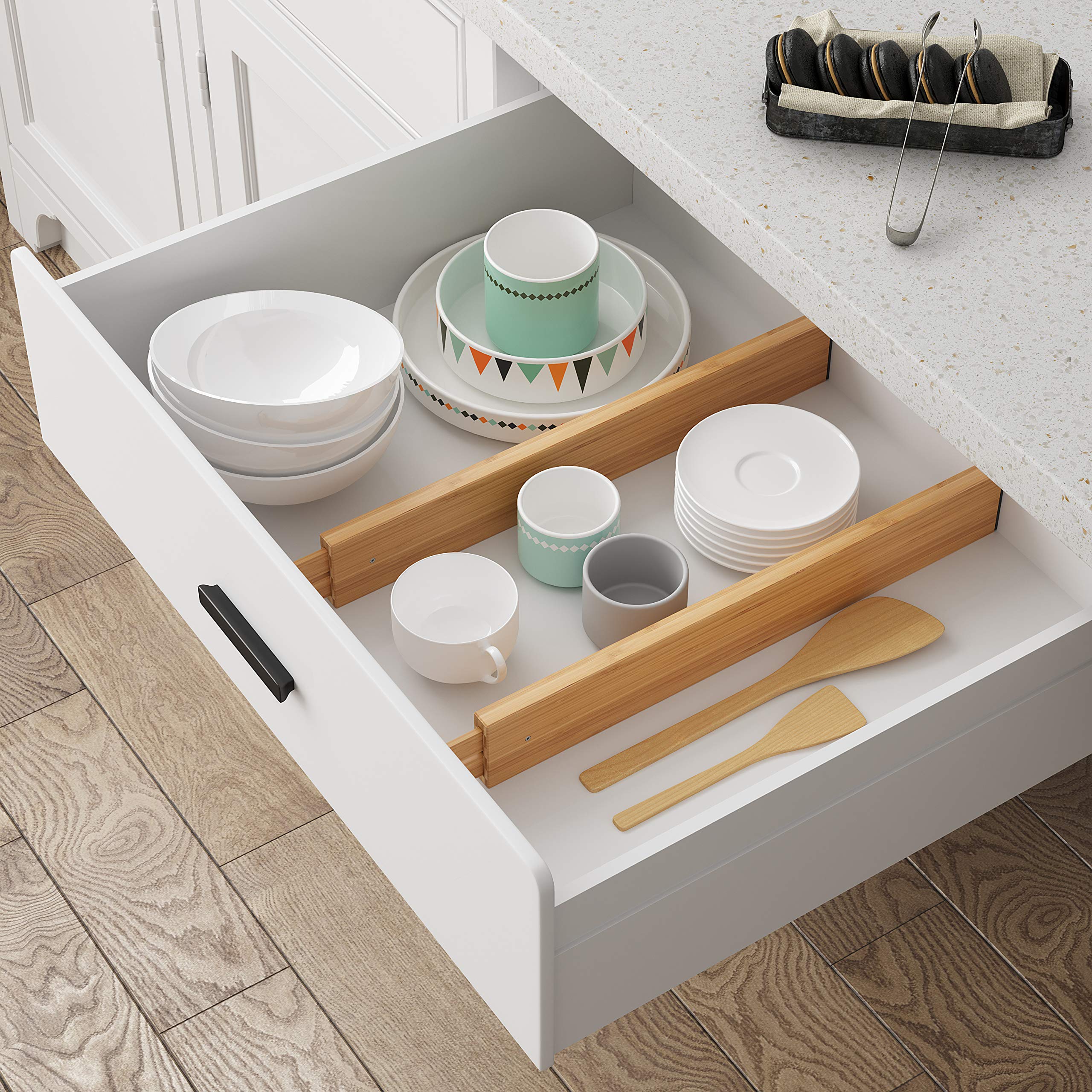 BAMEOS anti-scratch pads protect drawers while keeping items safe