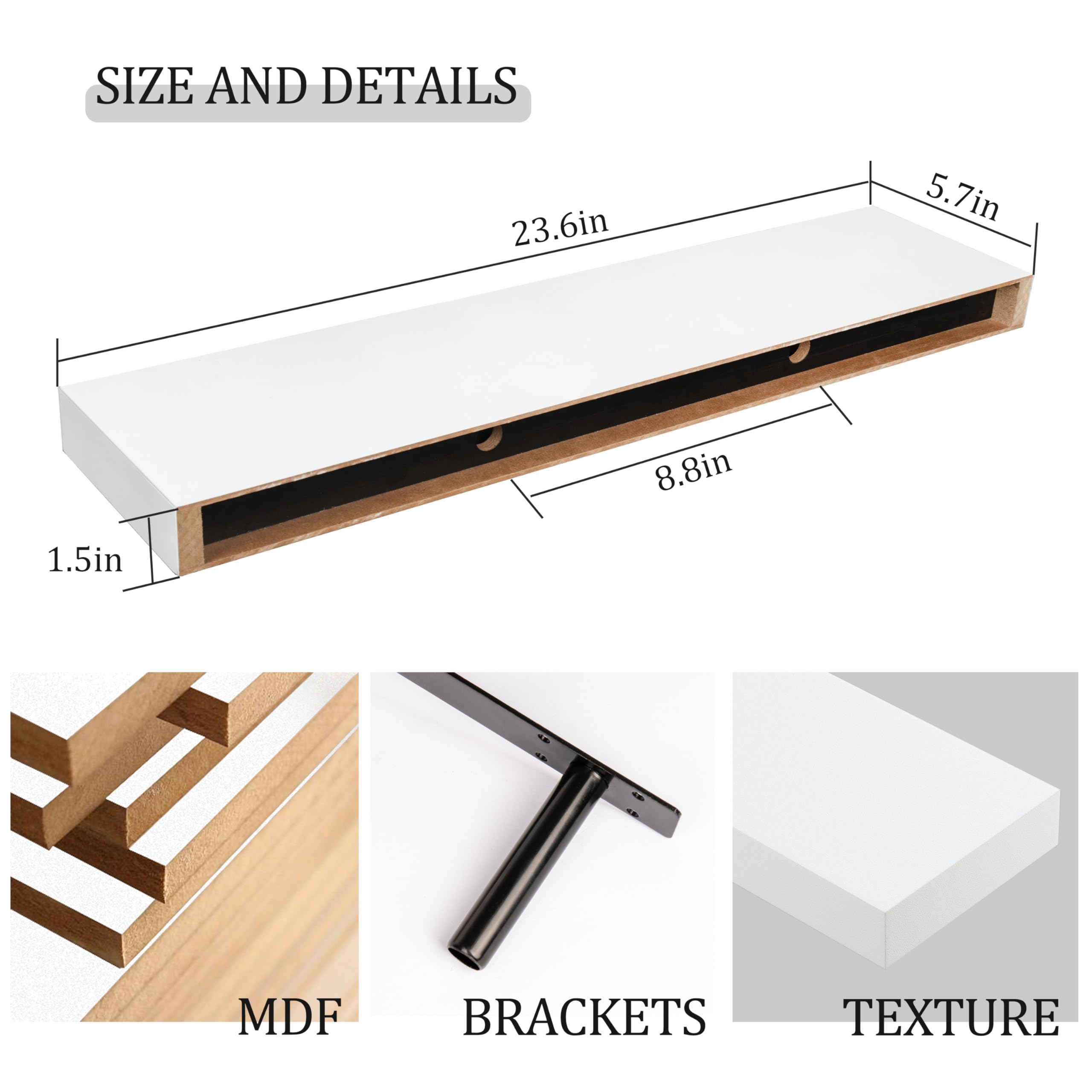 BAMEOS shelf used as living room wall display behind sofa
